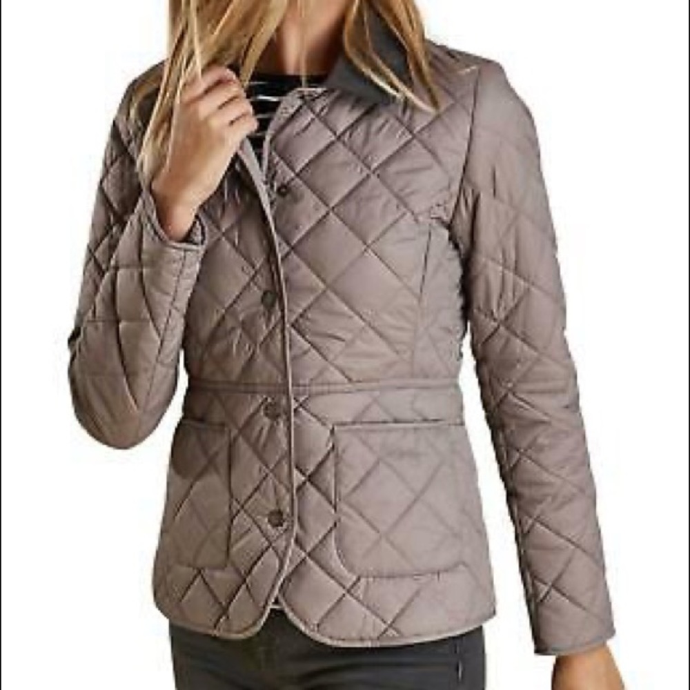 SOLD Lavender Grey Barbour Deveron Jacket Like